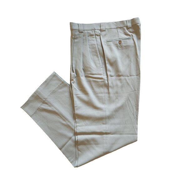 Mani Casual Khaki Dress Slacks - Picture 2 of 3